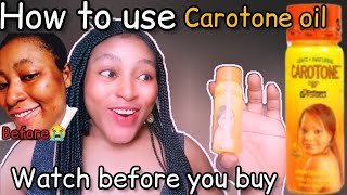 Carotone Serum✨2023 Best Brightening Oilreviewsafe Whitening oilcarotone brightening oil [upl. by Thrift]