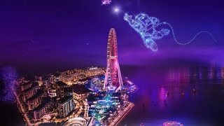 Dont miss this daily stunning drone show at Bluewaters JBR petcreationchemmanoor [upl. by Julita]