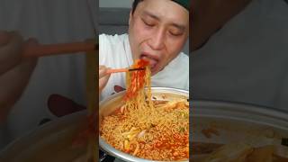 🔥Eating Spicy Noodles with Kimchi 🌶️ ASMR MUKBANG [upl. by Trimmer447]