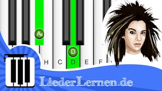 Tokio Hotel  Ready Set Go  Klavier lernen  Musiknoten  Akkorde [upl. by Oeak]