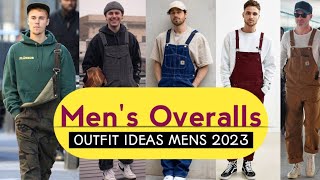 Mens Overalls Outfit Ideas 2023  Dungrees men fashion [upl. by Griswold]