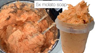 How to make molato extra whitening soap with few ingredients very effective [upl. by Woodley807]