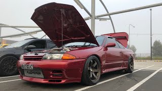 Cars and Coffee Schofields quotThe Shedquot Australian amp American muscle Euro JDM R32 R34 Rotary [upl. by Lunetta]