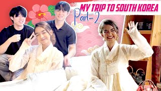 Trying The Korean Hanbok For The First Time 🤩  Exploring Seoul City On September 23  AnushkaSen04 [upl. by Eidod]