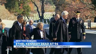 Ethel Kennedy widow of Senator Robert Kennedy dies at 96 [upl. by Akins]