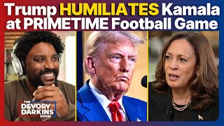 Trump HUMILIATES Kamala During Alabama Football Game [upl. by Ahsaelat]