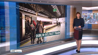 Belfast  Dublin hourly train service commences  29102024 BBC  RTE  UTV coverage [upl. by Notrom]