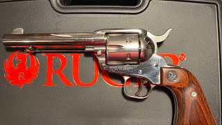 Ruger New Vaquero 357 [upl. by Shuma]