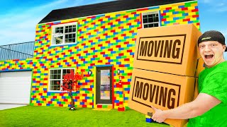 MOVING IN To My LIFE SIZE Lego House [upl. by Nara609]