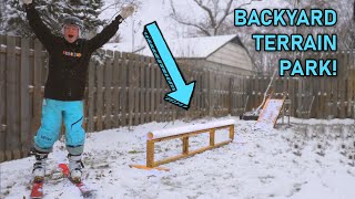 BUILDING THE BACKYARD TERRAIN PARK [upl. by Hartnett]