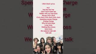 Babymonster Click clack Easy lyrics [upl. by Nutter688]