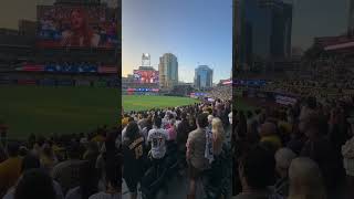 Padres Lineup and National Anthem [upl. by Lonnie]