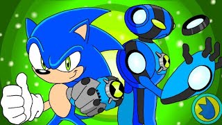 Sonic transforms into Ultimate Echo Echo from Ben 10 [upl. by Gawlas]