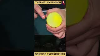 thermal expansion  science experiments experiment science shorts [upl. by Orr]