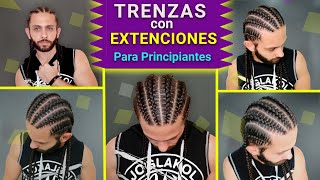 Cómo Hacer TRENZAS de RAÍZ CON EXTENCIONES 🎀 Para PRINCIPIANTES😎 [upl. by Ekal333]