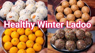 Healthy Must Have Winter Ladoo Recipes  Protein Rich Easy Laddus  High Energy Laddu Recipes [upl. by Debbi]