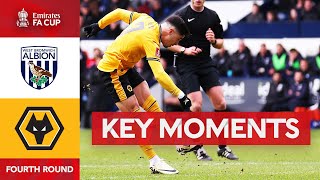 West Bromwich Albion v Wolves  Key Moments  Fourth Round  Emirates FA Cup 202324 [upl. by Lenz]