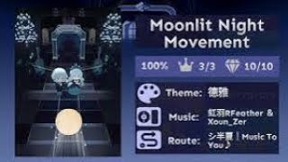 Rolling Sky  Moonlit Night Movement Cocreation level 12 [upl. by Ainoda]