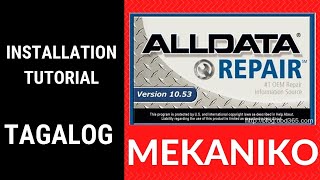 ALLDATA 1053 Auto Repair Installation Tutorial Tagalog [upl. by Rutledge494]