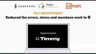 Aggranda Quipu  UiPath Demo in Finance amp Controlling [upl. by Bartholomeus479]