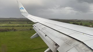 TRIP REPORT KLM 737800 Amsterdam Schiphol to Rome Fiumicino [upl. by Jecon541]