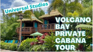 Volcano Bay Private Cabana Full Tour  Whats Included  How to Book  Universal Studios  Paradise [upl. by Roux227]