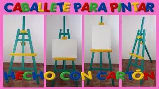 MANUALIDADES CABALLETE PARA PINTAR DIY [upl. by Eisak172]