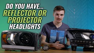 Difference between Projector and Reflector Headlights  What is better for LED HID and Halogen [upl. by Shore779]