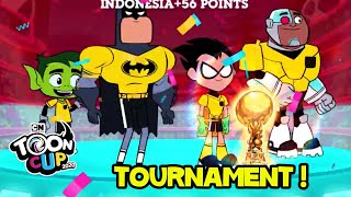 Toon Cup  Football Game  Teen Titans  Batman WIN Tournament Cup [upl. by Michaeline]