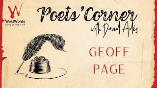 Poets Corner with Geoff Page [upl. by Leibarg]