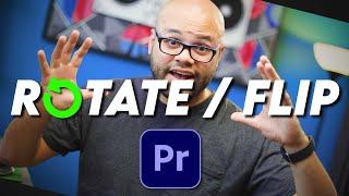 How To FLIP or ROTATE Footage  Premiere Pro [upl. by Salchunas318]