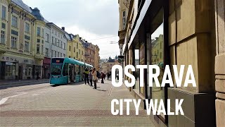 Ostrava 2022  Stodolní Street Czech Republic  City ​​Walk [upl. by Whyte545]