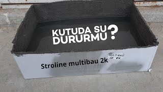 STROLINE MULTI BAU 2K İNCELEMESİ Çimento esaslı çift bileşenli su yalıtımı  kutuda su yalıtımı [upl. by Engelhart]