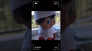 Caught on Camera Elf on the Shelf  on Holiday at the Beach elfontheshelf chirstmas shorts [upl. by Bertila]