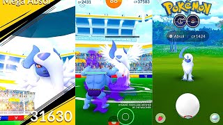 I Using Strongest Mega to Soloed Mega Absol in Pokemon Go [upl. by Orvan416]