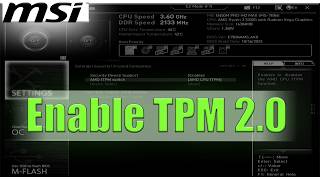 How to Enable TPM 20 on AMD Ryzen CPUs [upl. by Suoivatnom210]