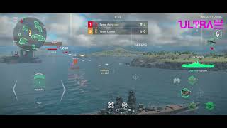 modernwarships yamato battleship gameplay gaming [upl. by Ahsikam292]