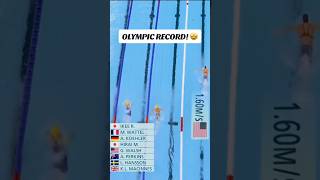 🚨 Walsh sets NEW OLYMPIC RECORD 😱 [upl. by Raven482]