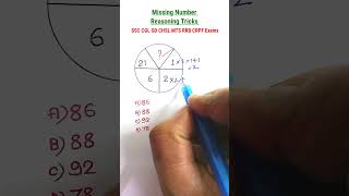 रीज़निंगMissing Number Reasoning Tricks in Hindi Reasoning Classes for SSC CGL CHSL MTS CRPF RRB [upl. by Uriisa]