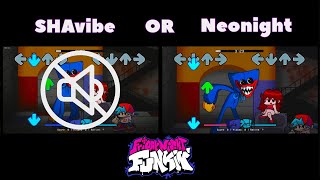 FNF Playtime but Every Turn a Different Cover is Used  Game Neonight vs SHAvibe [upl. by Ettevroc]