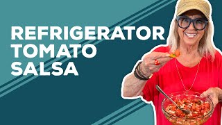 Love amp Best Dishes Refrigerator Tomato Salsa Recipe  Homemade Salsa Recipe [upl. by Bergman24]