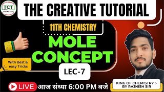 Mole Concept of Physical Chemistry  Lec7  BY KOC RAJNISH KUMAR SINGH   cbse iitjee [upl. by Nilecoj]