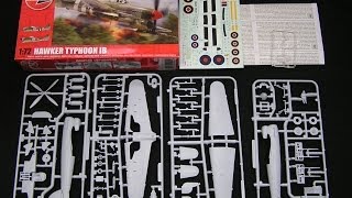 Airfix 172 Hawker Typhoon MkIb unboxing [upl. by Cosette504]