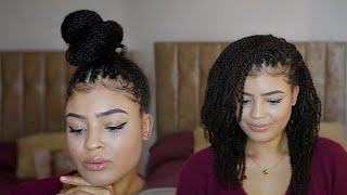 How I Do MiniTwists On Natural Hair  MiniTwist Tutorial [upl. by Tegirb]