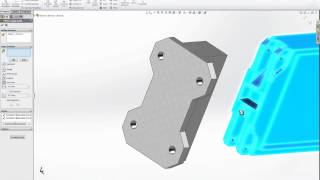 Cut using the Indent Feature in SolidWorks [upl. by Sivraj]