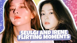 SEULGI AND IRENE FLIRTING MODE ON  TRY NOT TO SHIPP [upl. by Nauwtna]