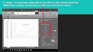 Méthode  Courbe de tendance [upl. by Nylesaj220]