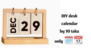 How to make a desk calendar 📆🗓️DIY calendarpaper mini calendarDIY creative calendar diy shorts [upl. by Eissed]