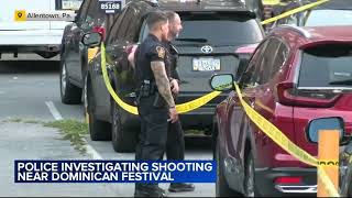 Shooting breaks out near Dominican Festival in Allentown Pa police investigating [upl. by Lenard]