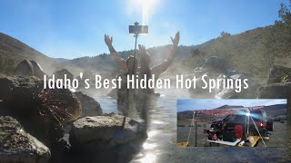 BEST IDAHO HOTSPRINGS OVERLANDING TRIP SAWTOOTH NATIONAL FOREST TO FIREHOLE CANYON WYOMING OUTBACK [upl. by Aistek]